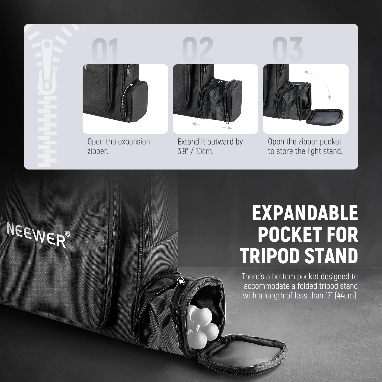 NEEWER RU-012 Travel Bag For Starlink Mini - Image 3