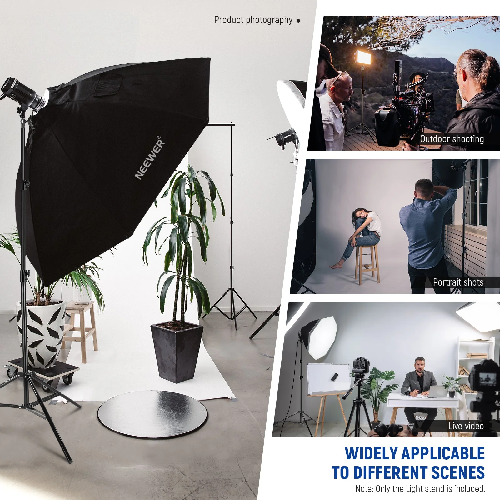 NEEWER ST-260AC 260cm Air Cushioned Light Stand - Image 5
