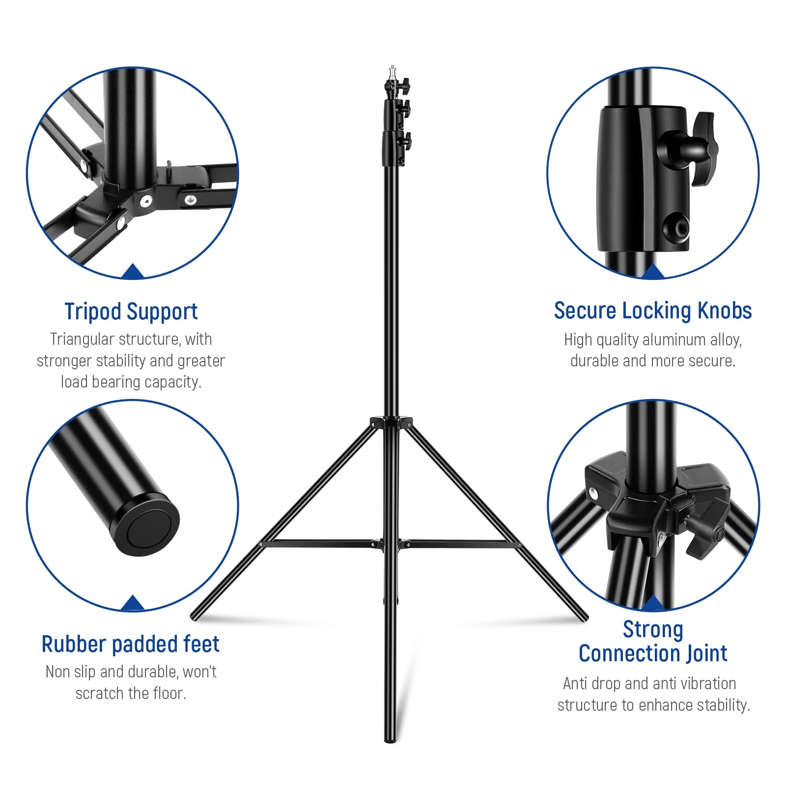 NEEWER ST-260AC 260cm Air Cushioned Light Stand - Image 9