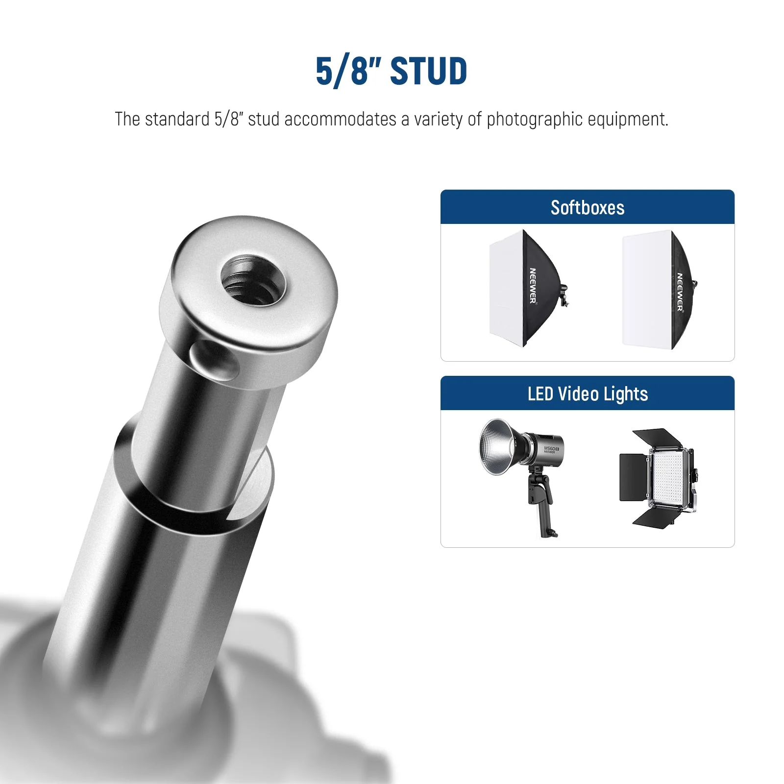 NEEWER ST-WM2 6.5 Inch Wall Ceiling Mount - Image 7