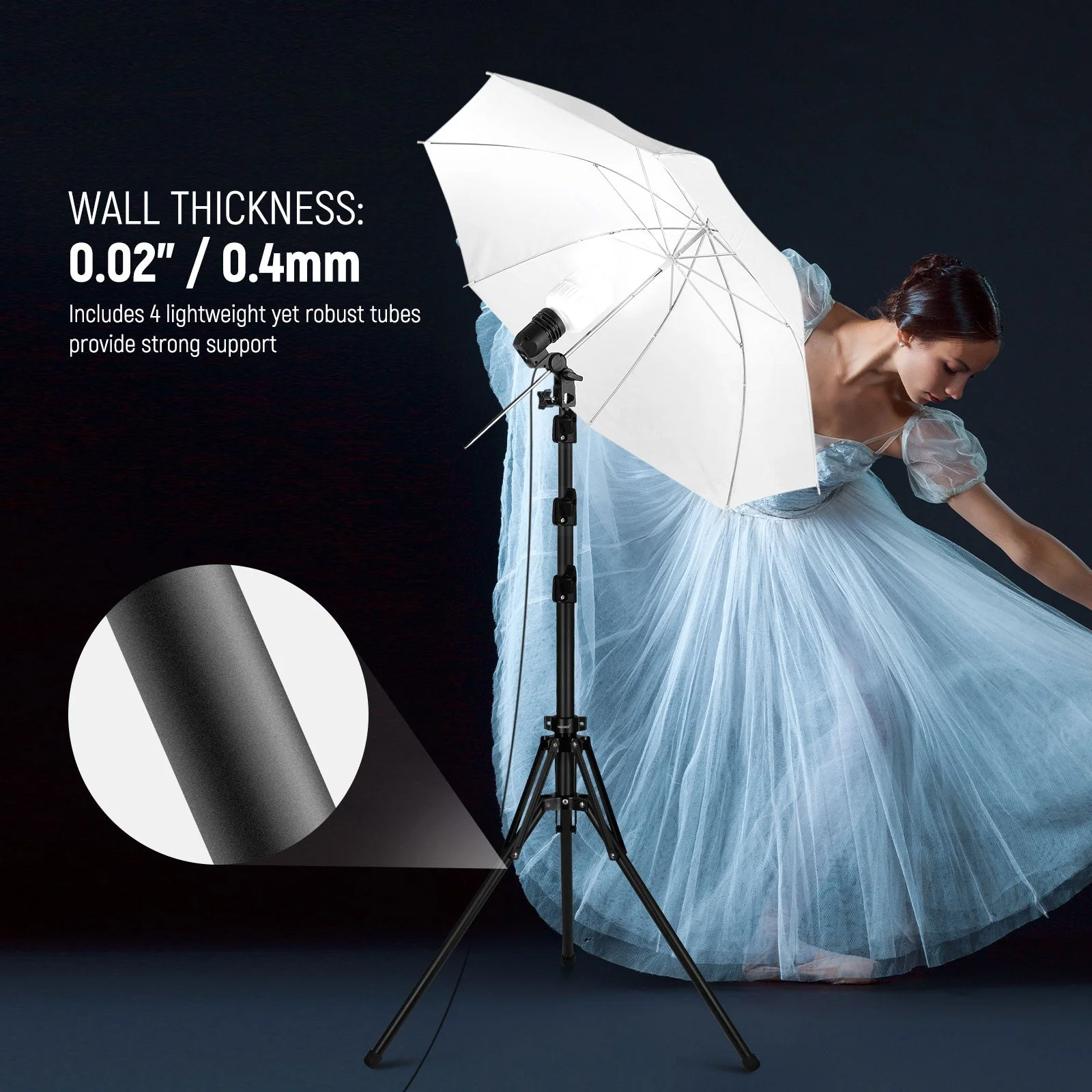NEEWER ST178B 178cm Photography Light Stand - Image 4