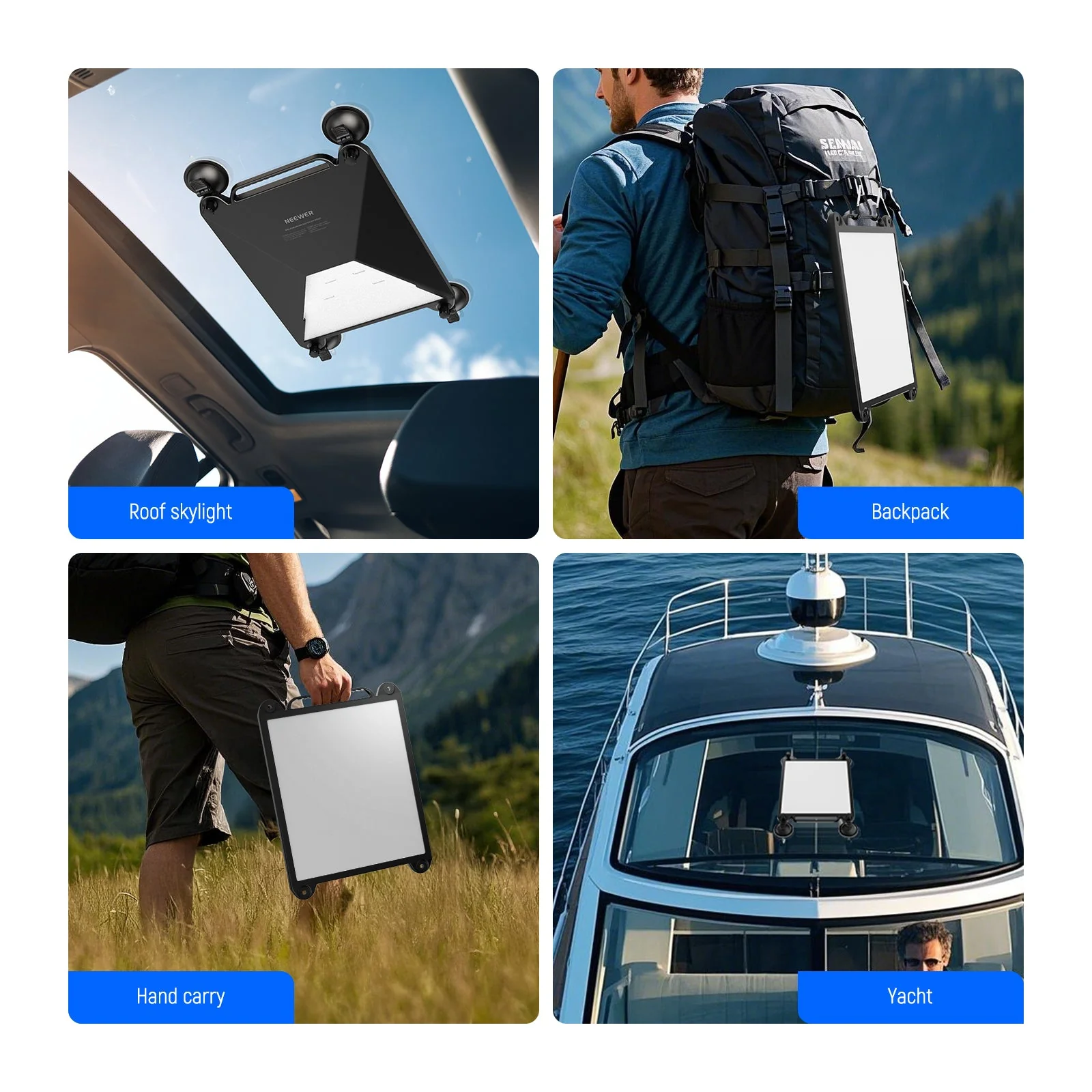 NEEWER ST91 Suction Cup Mount for Car Compatible with Starlink Mini - Image 7