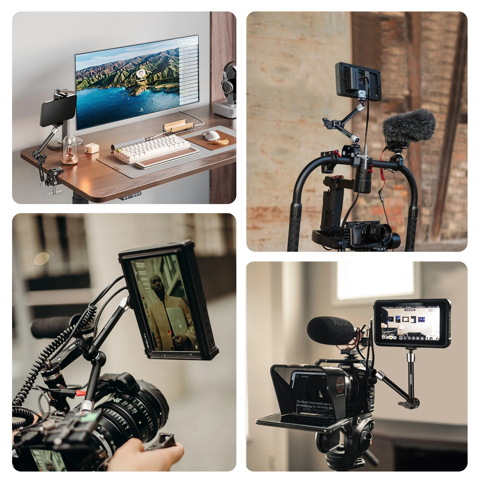 NEEWER ST15C/ST25C Super Clamp with Magic Arm Kit - Image 6