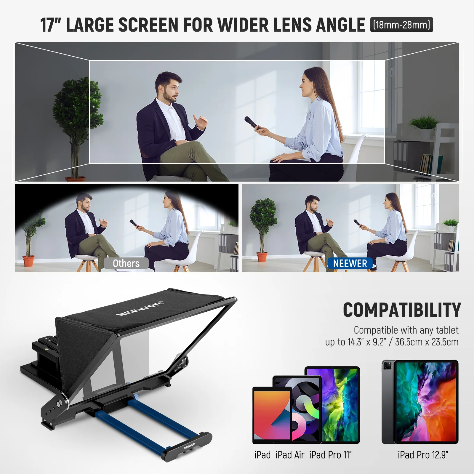 NEEWER X17 II Remote Teleprompter - Image 8