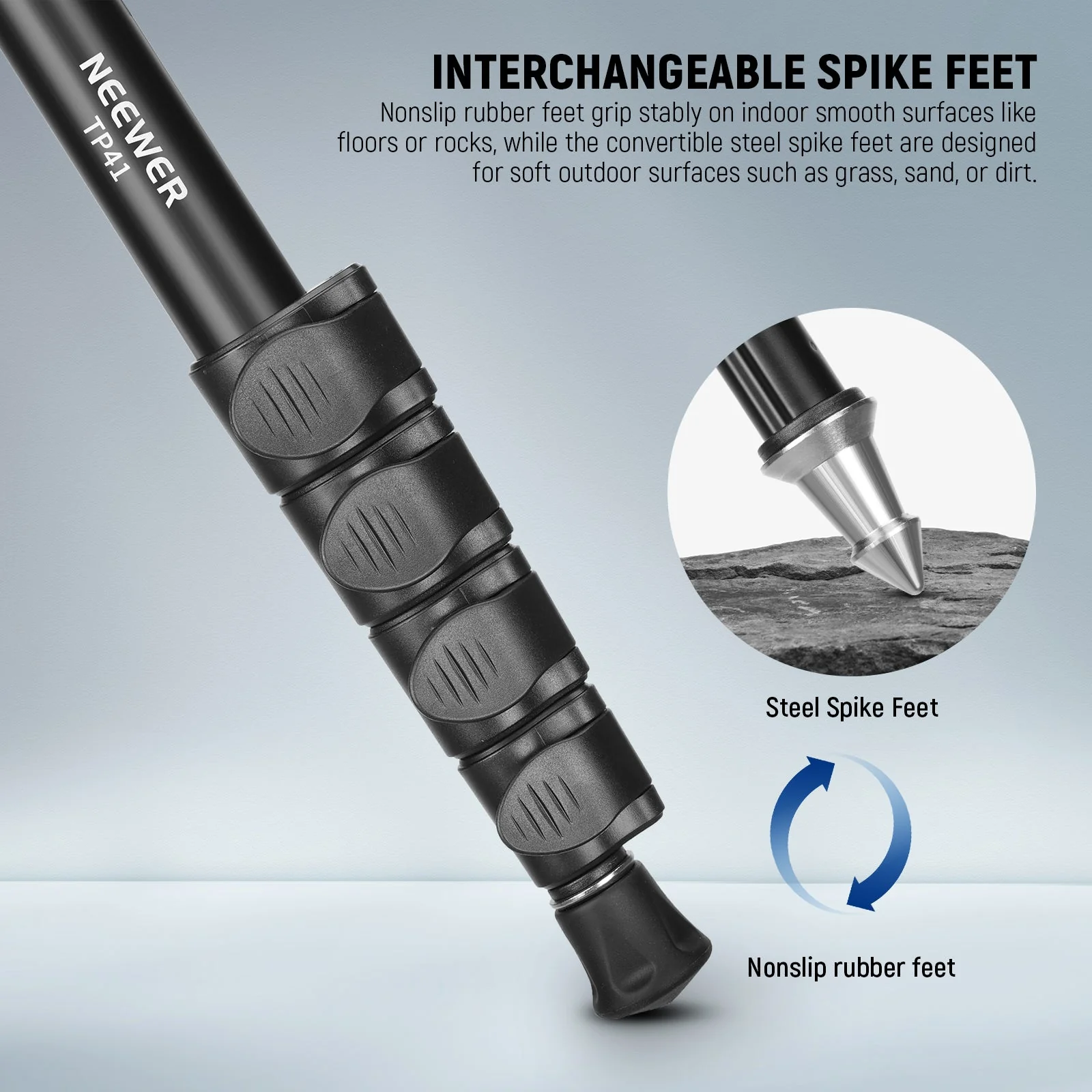 NEEWER TP41 61"/155 cm Camera Monopod Stand - Image 5