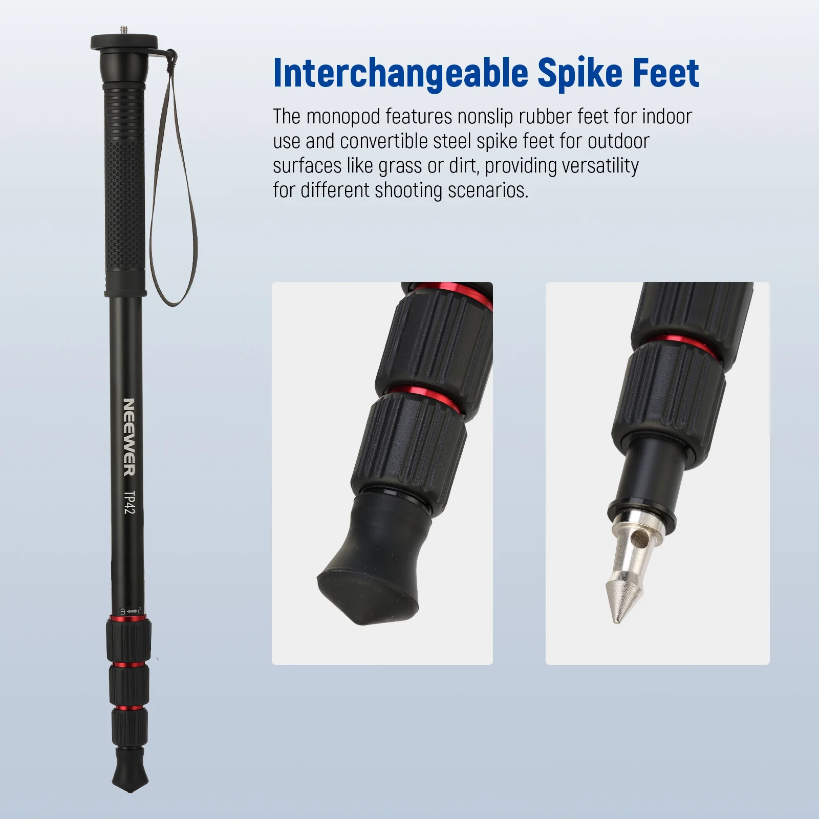 NEEWER TP42 66.5" Camera Monopod Stand - Image 6