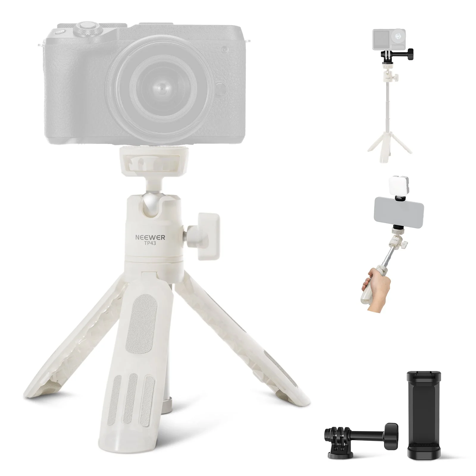 NEEWER TP43 Mini Desktop Selfie Stick Tripod
