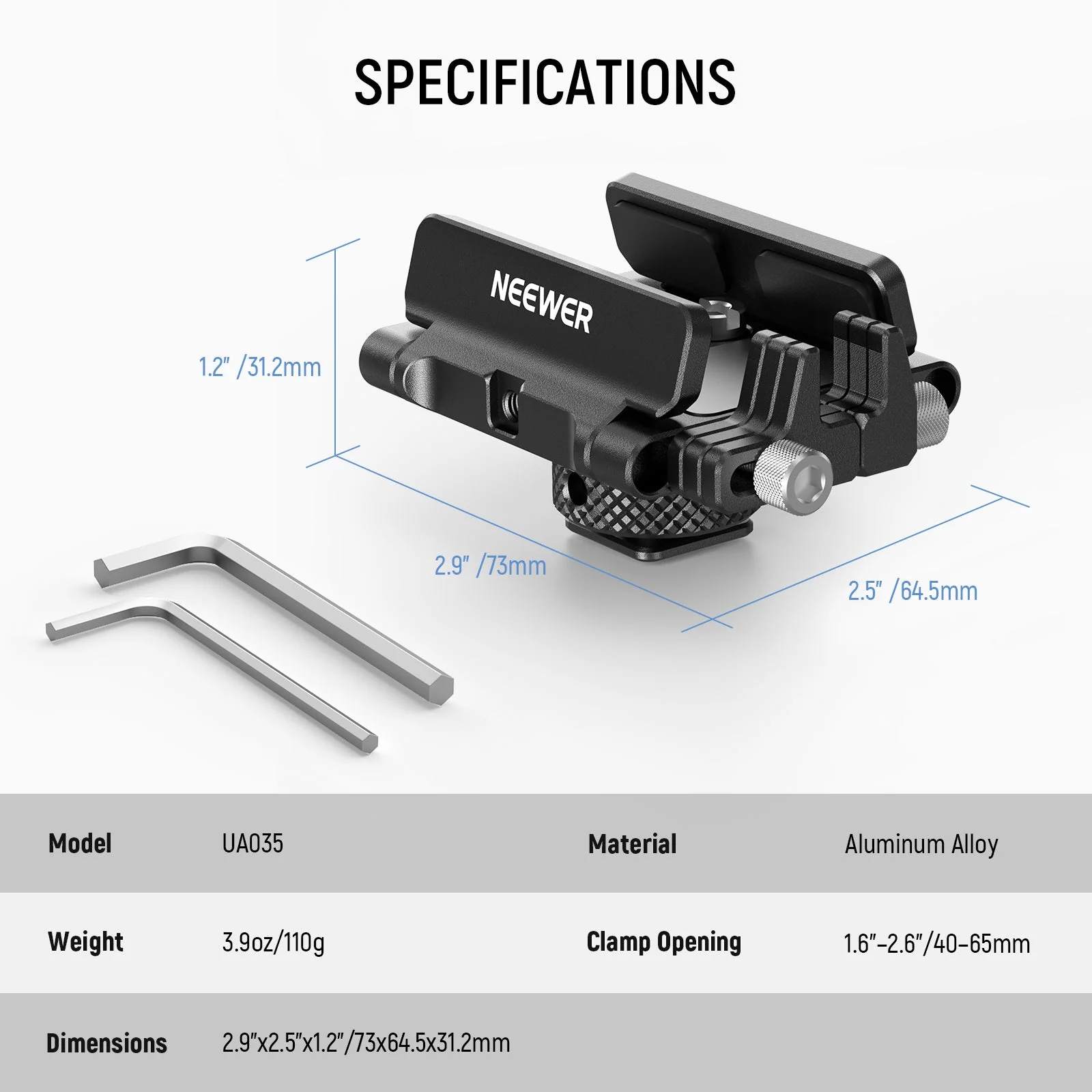 NEEWER UA035 Mount Bracket SSD Holder - Image 8