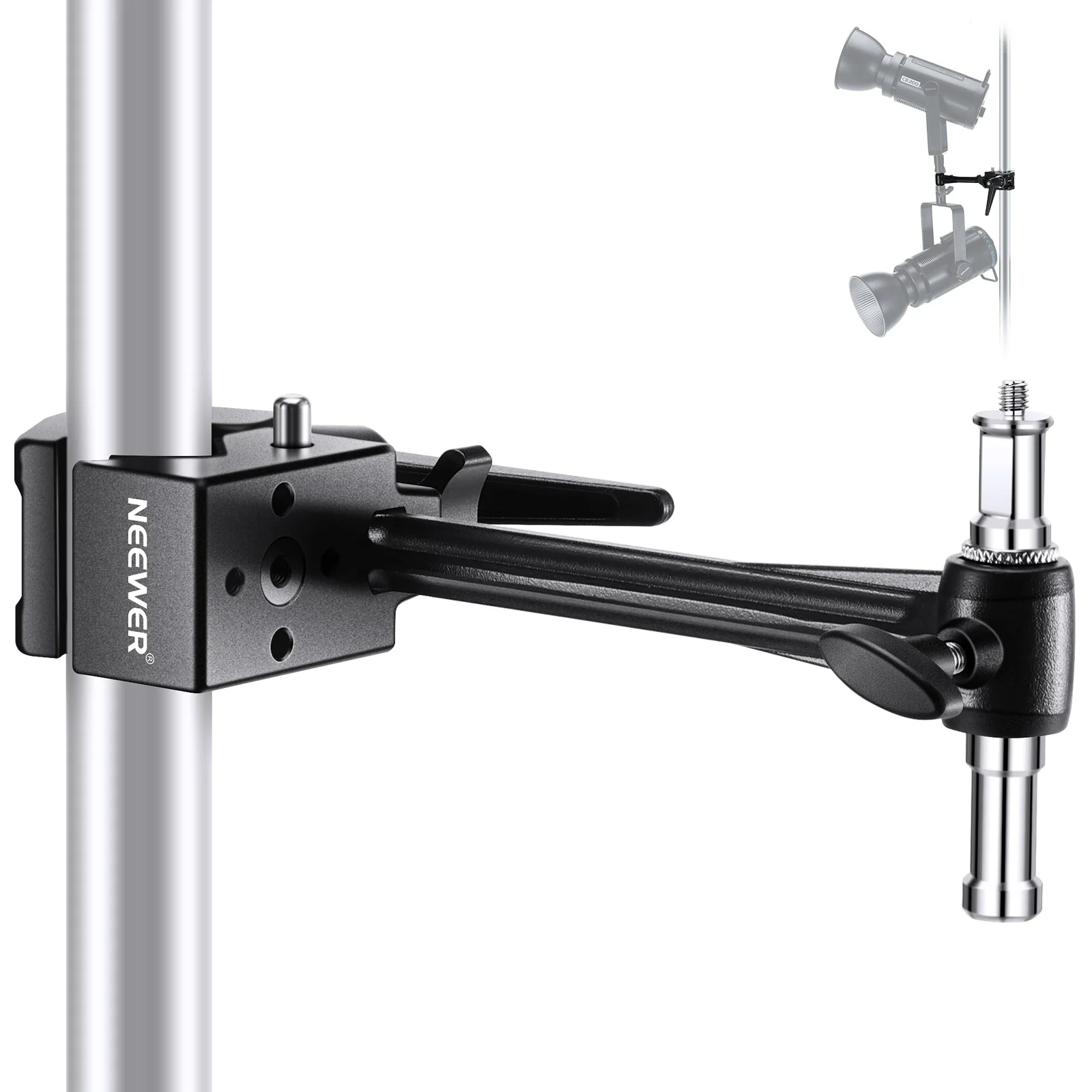 NEEWER UA048 Super Clamp with 6" Extension Arm
