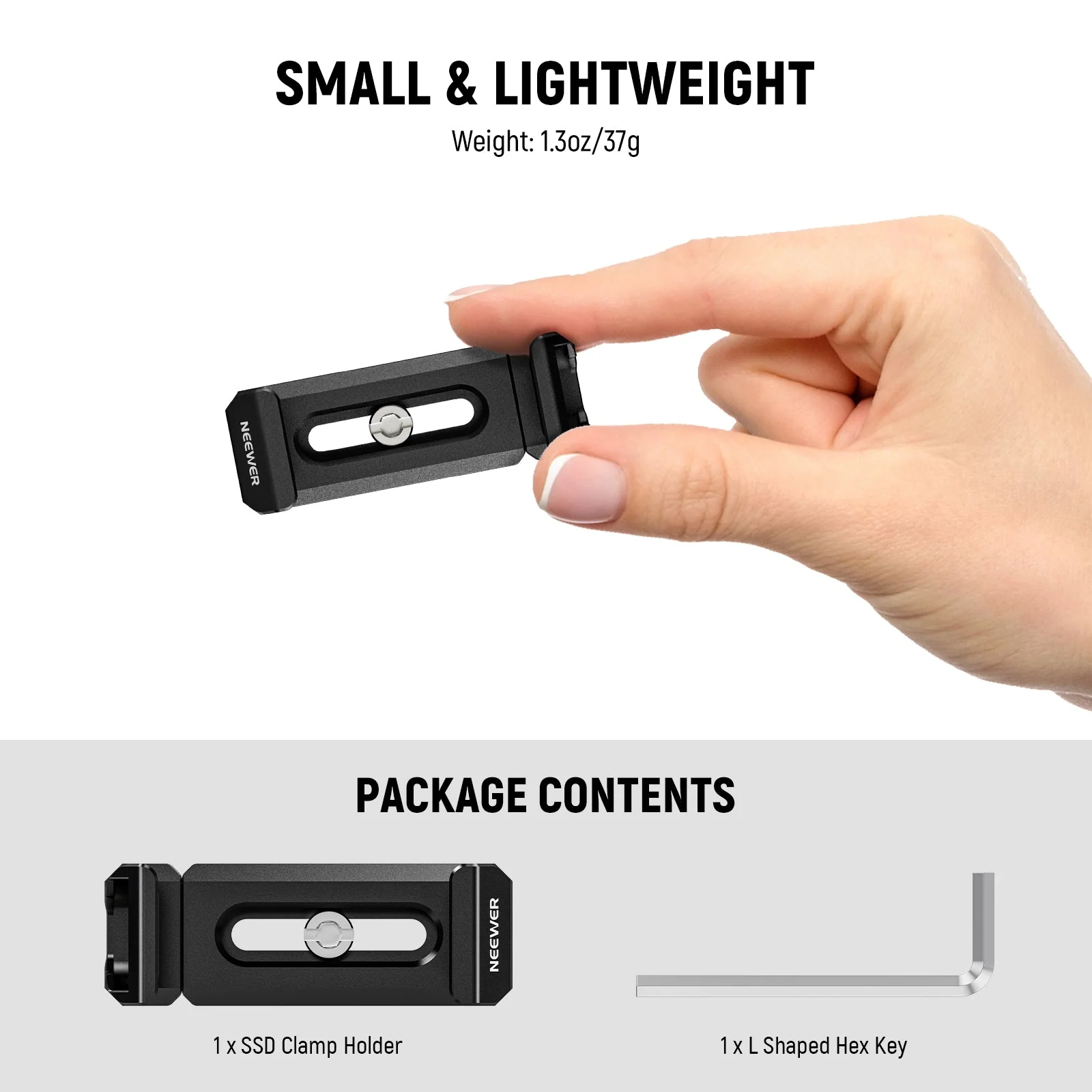 NEEWER UA051 T5/T7/T9 Portable SSD Holder Mount for iPhone 15 Pro/Pro Max Cage - Image 8