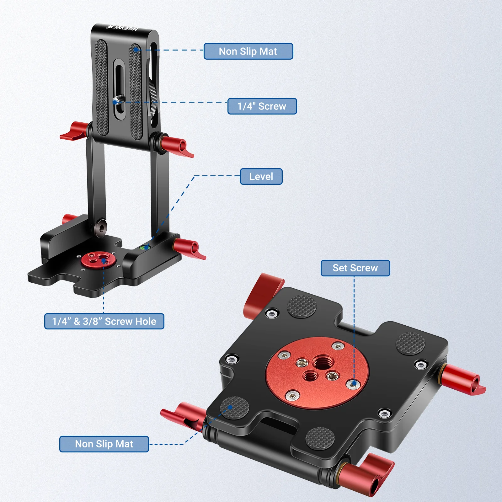 NEEWER Upgraded Z-Flex Tilt Tripod Head - Image 3