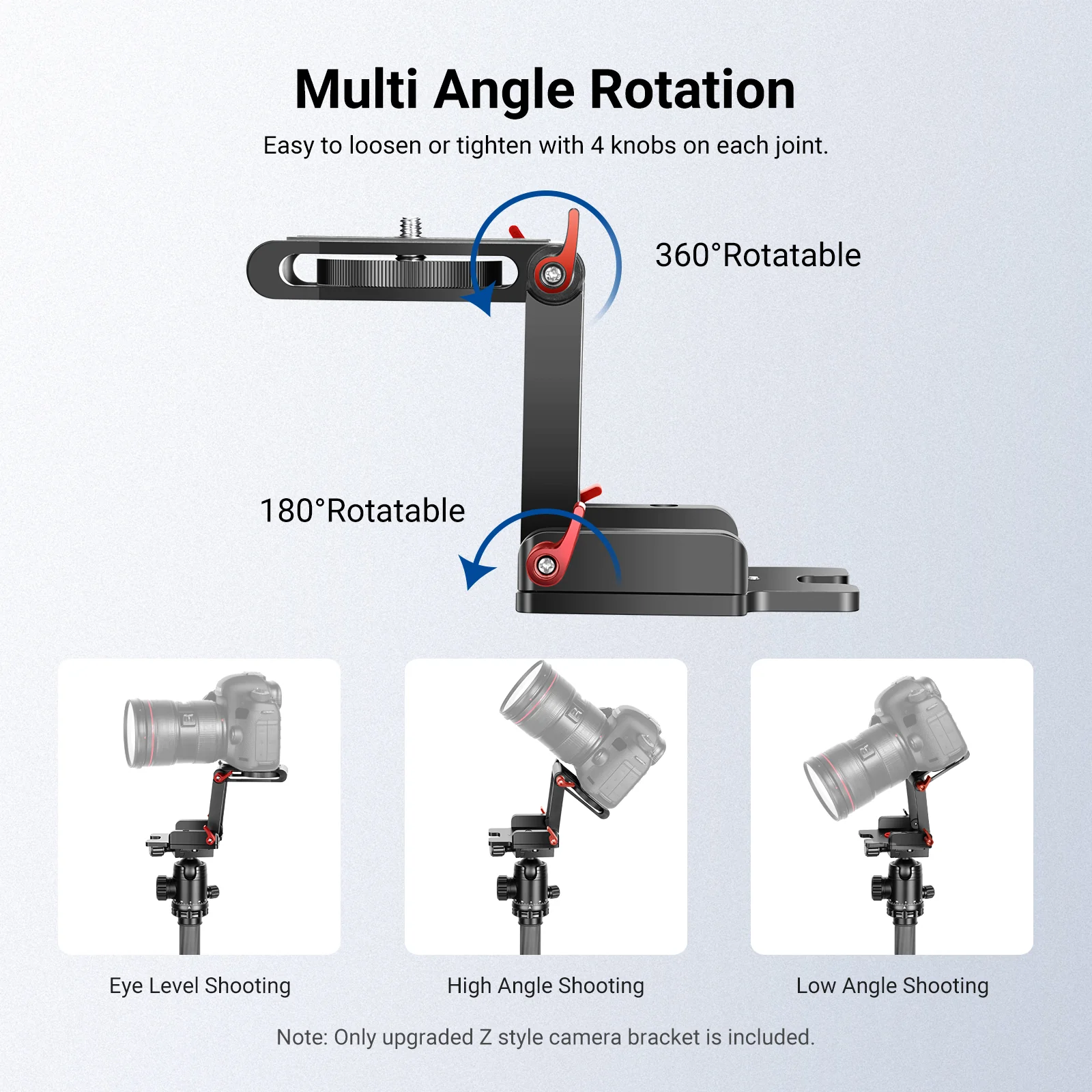 NEEWER Upgraded Z-Flex Tilt Tripod Head - Image 4