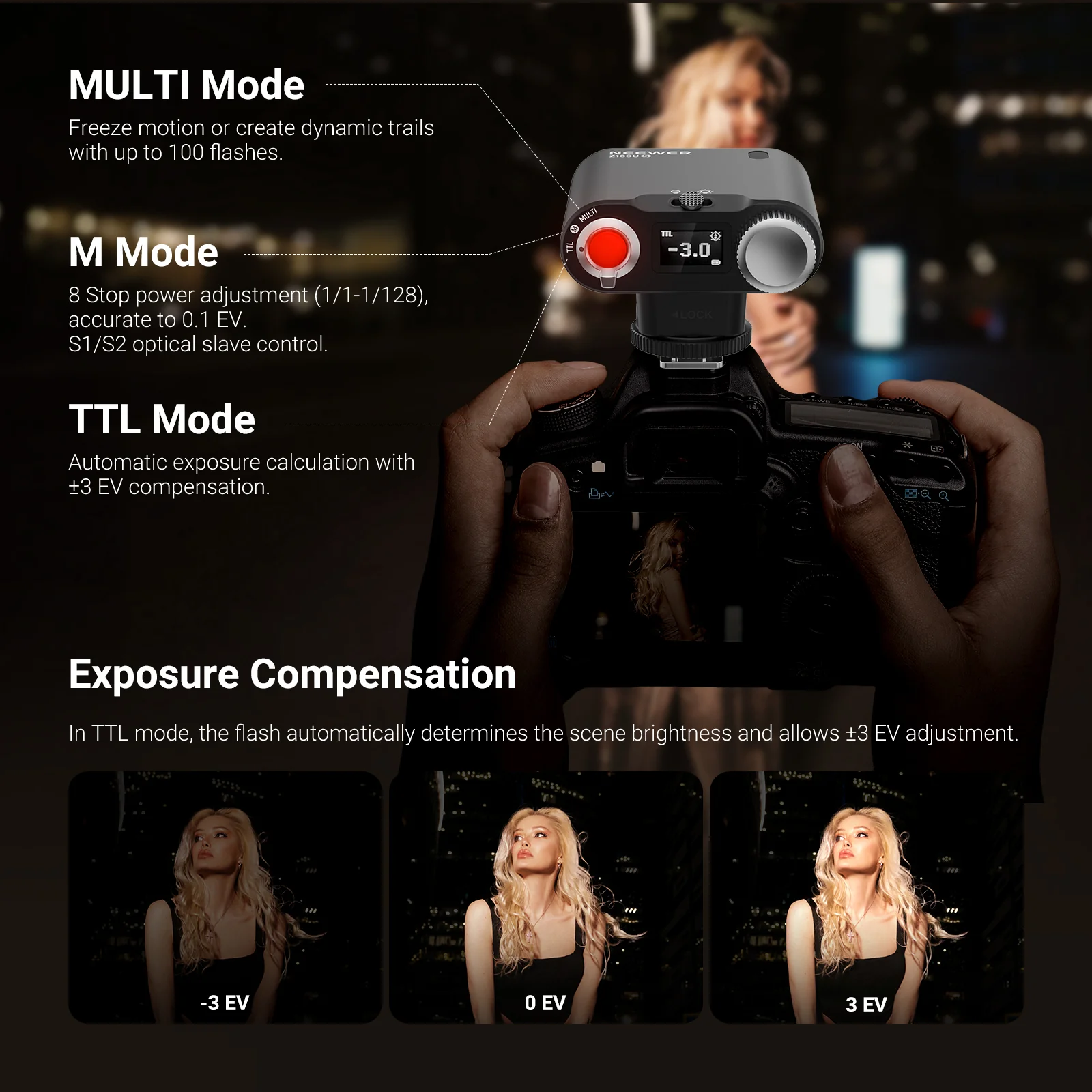 NEEWER Z160U TTL Mini Camera Flash Speedlite - Image 24
