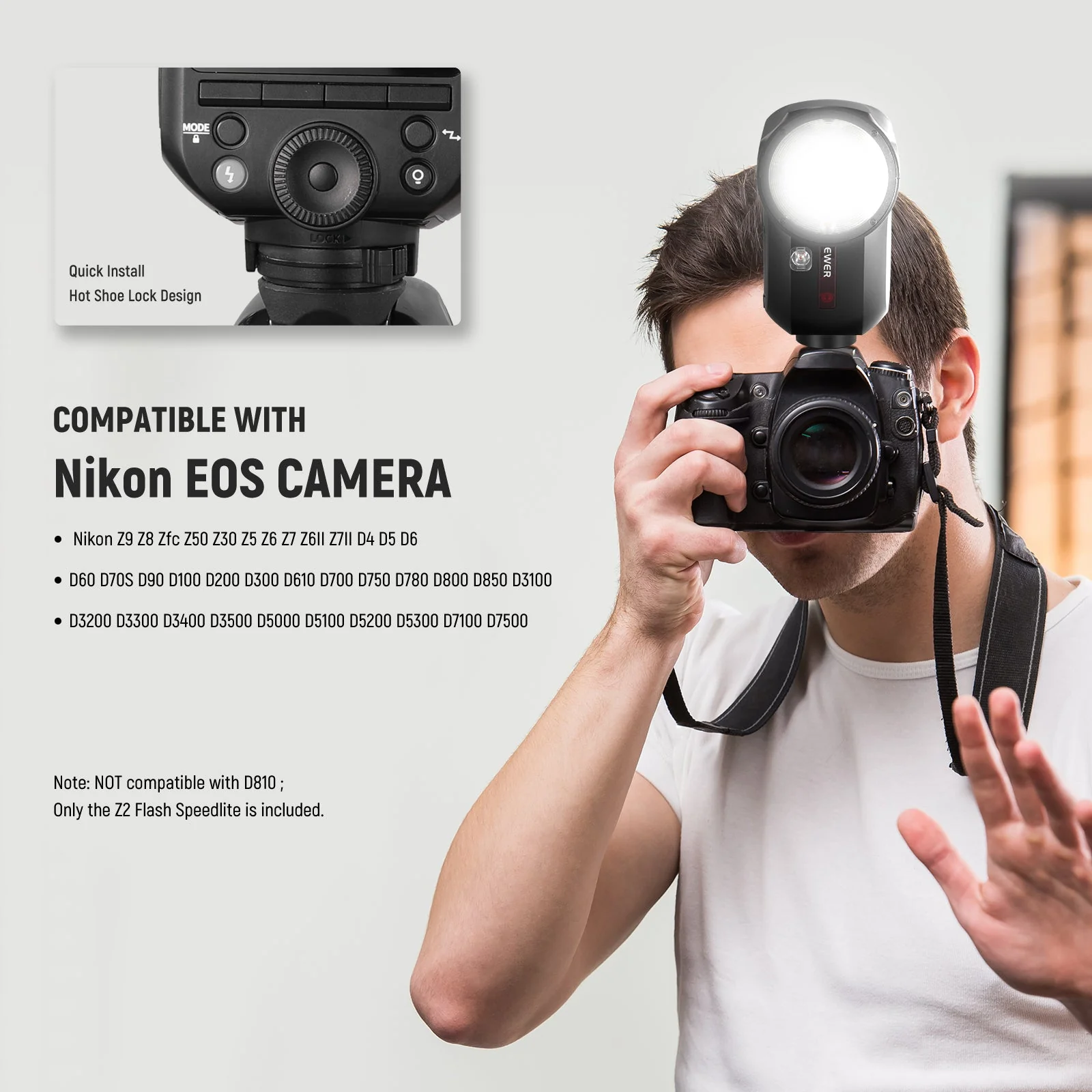 NEEWER Z2 TTL Round Head Flash Speedlite - Image 23