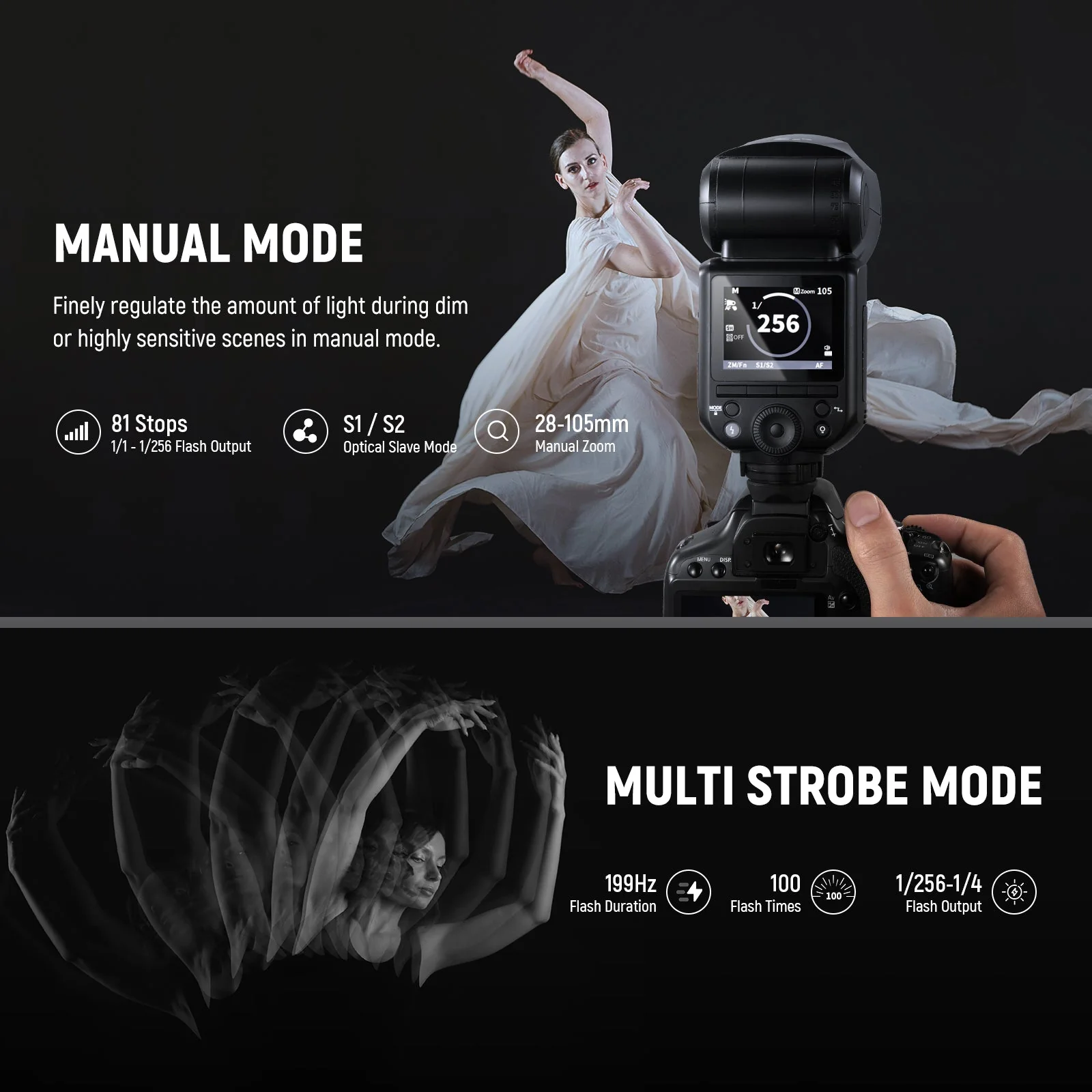 NEEWER Z2 TTL Round Head Flash Speedlite - Image 27